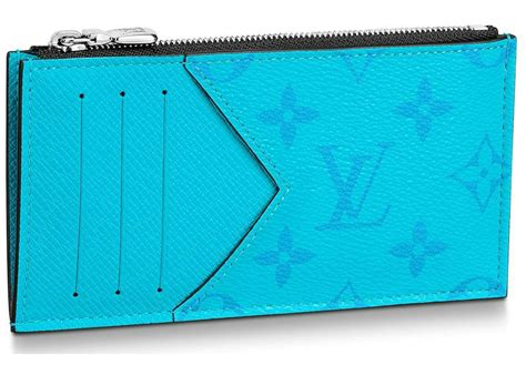 blue and teal louis vuitton wallet